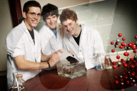 Matthias Zurmuehle, Daniel Duner, Flavio Wirth: 3 Jungforscher im Fach Chemie