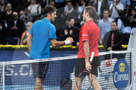 Swiss Indoors mit Roger Federer und Stanislas Wawrinka 2011