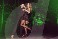 St�phane Lambiel, Schweizer Eiskunstl�ufer mit Miss Schweiz Laetitia Guarino 2014