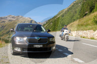Mit Skoda Superb im Unterengadin