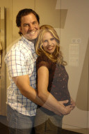 Jeanette Macchi-Meier mit ihrem Mann Patrick, 2005