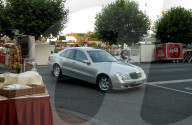 Reportage Genf 2004: Am "Fêtes de Genève" wird ein Mercedes abgeschleppt