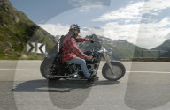 Grimsel 2004: Motorradfahrer