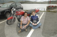 Ueli Hiltpold und Sivana Guanziroli auf der Grimsel, 2004