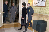 Christoph Blocher, Bundesrat, im Salon du Präsident