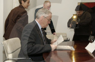 Erster Arbeitstag von BR Christoph Blocher 