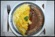 Bratwurst mit Rösti