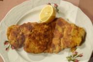 Wiener Schnitzel in Teller