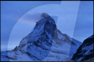 Matterhorn am Abend, Föhnchäppi, Wolkenfahne, 2003
