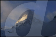 Matterhorn bei Sonnenaufgang, Wolken, 2003