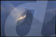 Matterhorn bei Sonnenaufgang, Wolken, 2003