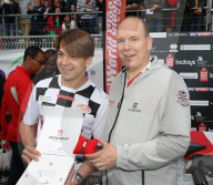 PEOPLE - Prinz Albert von Monaco spielt Fussball an einem Wohltätigkeitsspiel