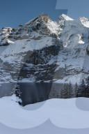 Oeschinensee im Winter 2010
