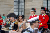 PEOPLE - Dänemark: Kronprinz Frederik feiert 50. Geburtstag - Kutschenfahrt der Royals