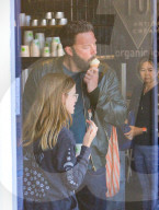 EXKLUSIV - Ben Affleck geht mit seiner Tochter ein Eis essen