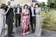PEOPLE - Die schwedischen Royals an der Hochzeit von Louise Gottlieb und Gustav Thott
