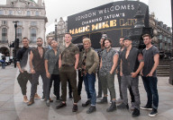 PEOPLE - Channing Tatum wirbt für das "Magic Mic Musical" am Piccadilly Circus in London
