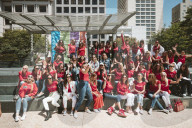 PEOPLE - Lilly Becker beim Start der Cash and Rocket Charity Tour in San Francisco