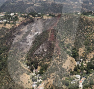 EXKLUSIV - Promi Villen bei Beverly Hills von Waldbränden bedroht