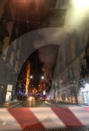 NEWS - Napoli: Feuer in der Le Shabby Cafe Bar