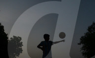 WM 2018 - Kleine Fussballer in Allahabad
