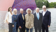 NEWS - London: Christo stellt seine 'Mastaba' im Serpentine Lake in Hyde Park vor 