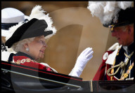 PEOPLE - Die Royals am Order of the Garter Service in Windsor 