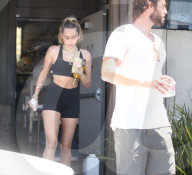 EXKLUSIV - Miley Cyrus und Liam Hemsworth: Ein gesundes Smoothie nach dem Yoga 