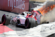 NEWS - Marcus Ericsson Formel 1 Wagen brennt lichterloh beim Trainig