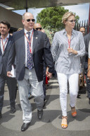 PEOPLE - Albert und Charlene von Monaco beim Rennen zum GP von Frankreich in Le Castellet