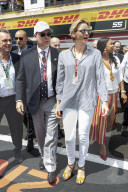 PEOPLE - Albert und Charlene von Monaco beim Rennen zum GP von Frankreich in Le Castellet