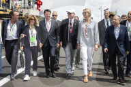 PEOPLE - Albert und Charlene von Monaco beim Rennen zum GP von Frankreich in Le Castellet