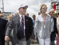 PEOPLE - Albert und Charlene von Monaco beim Rennen zum GP von Frankreich in Le Castellet