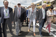 PEOPLE - Albert und Charlene von Monaco beim Rennen zum GP von Frankreich in Le Castellet