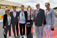 PEOPLE - Albert und Charlene von Monaco beim Rennen zum GP von Frankreich in Le Castellet