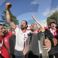 FIFA World Cup 2018 Russia. Group E. Serbia v Switzerland at "Kaliningrad" stadium.