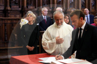 NEWS - Rom: Emmanuel und Brigitte Macron zu Besuch beim Papst