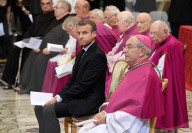 NEWS - Rom: Emmanuel und Brigitte Macron zu Besuch beim Papst