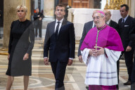 NEWS - Rom: Emmanuel und Brigitte Macron zu Besuch beim Papst