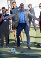PEOPLE - Prinz William spielt Fussball in Ramallah