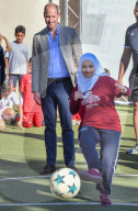 PEOPLE - Prinz William spielt Fussball in Ramallah