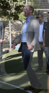 PEOPLE - Prinz William spielt Fussball in Ramallah