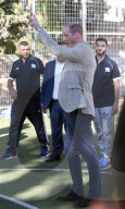 PEOPLE - Prinz William spielt Fussball in Ramallah