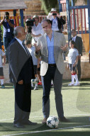 PEOPLE - Prinz William spielt Fussball in Ramallah