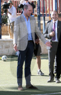 PEOPLE - Prinz William spielt Fussball in Ramallah