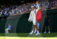 PEOPLE - Tennis: Roger Federer in Wimbledon auf dem Court