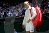 PEOPLE - Tennis: Roger Federer in Wimbledon auf dem Court
