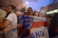 WM 2018 - Englische Fans feiern in Essex