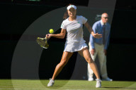 PEOPLE - Tennis: Spieler und Spielerinnen in Wimbledon auf dem Court