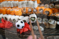 WM 2018 - FEATURE: Ein Fussballstadium aus Sushi